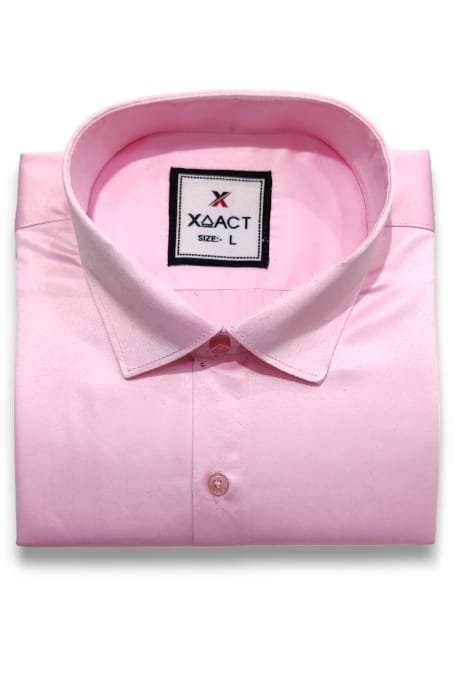 Pink Satin Shirt for Men – Stylish & Modern Appeal